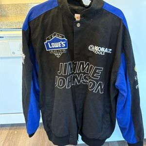 Team Lowe's Racing Jimmie Johnson Jacket - Black & Royal Blue